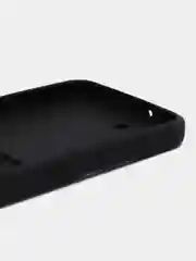 Черный чехол для Samsung Galaxy S23 (Самсунг Галакси С23) силиконовый, с карманом для карты