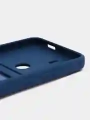 Синий чехол Xiaomi Redmi A1 Plus A2+ Poco C51 Редми А1 Плюс силиконовый, с карманом для карты