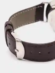 Серебряный мужские наручные часы Dedima D-185, с календарём, в подарочной упаковке