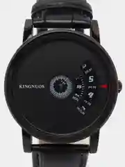 Черный мужские наручные часы KINGNUOS K-1260, в подарочной упаковке