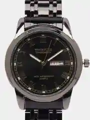 Черный мужские наручные часы KINGNUOS K-1758, с календарем, в подарочной упаковке
