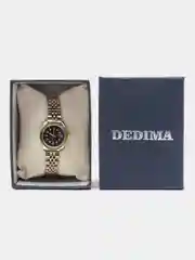 Черный наручные часы Dedima D-188, женские, с календарём, в подарочной упаковке