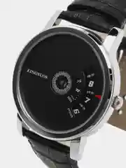 Серебряный мужские наручные часы KINGNUOS K-1260, в подарочной упаковке