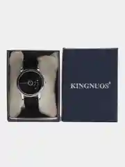 Серебряный мужские наручные часы KINGNUOS K-1260, в подарочной упаковке