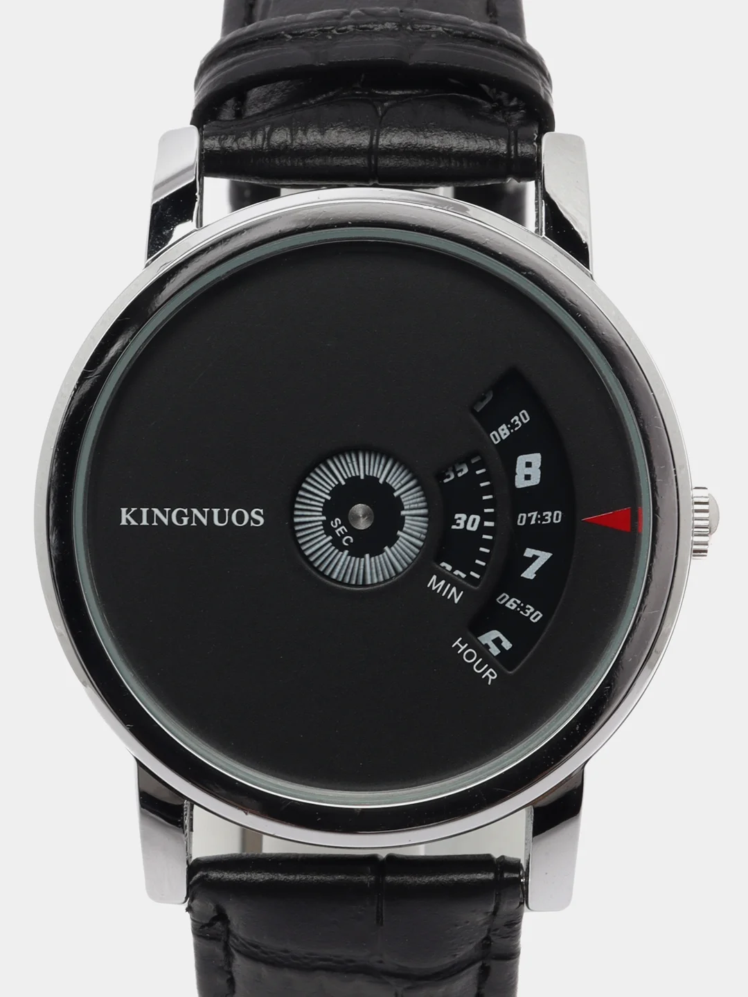 Серебряный мужские наручные часы KINGNUOS K-1260, в подарочной упаковке
