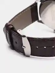 Черный мужские наручные часы KINGNUOS K-1858 с календарем, в подарочной упаковке