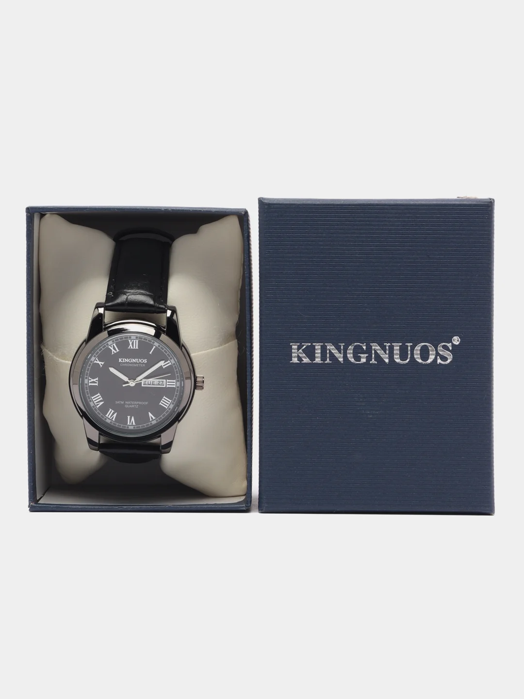 Серый мужские наручные часы KINGNUOS K-1758, в подарочной упаковке