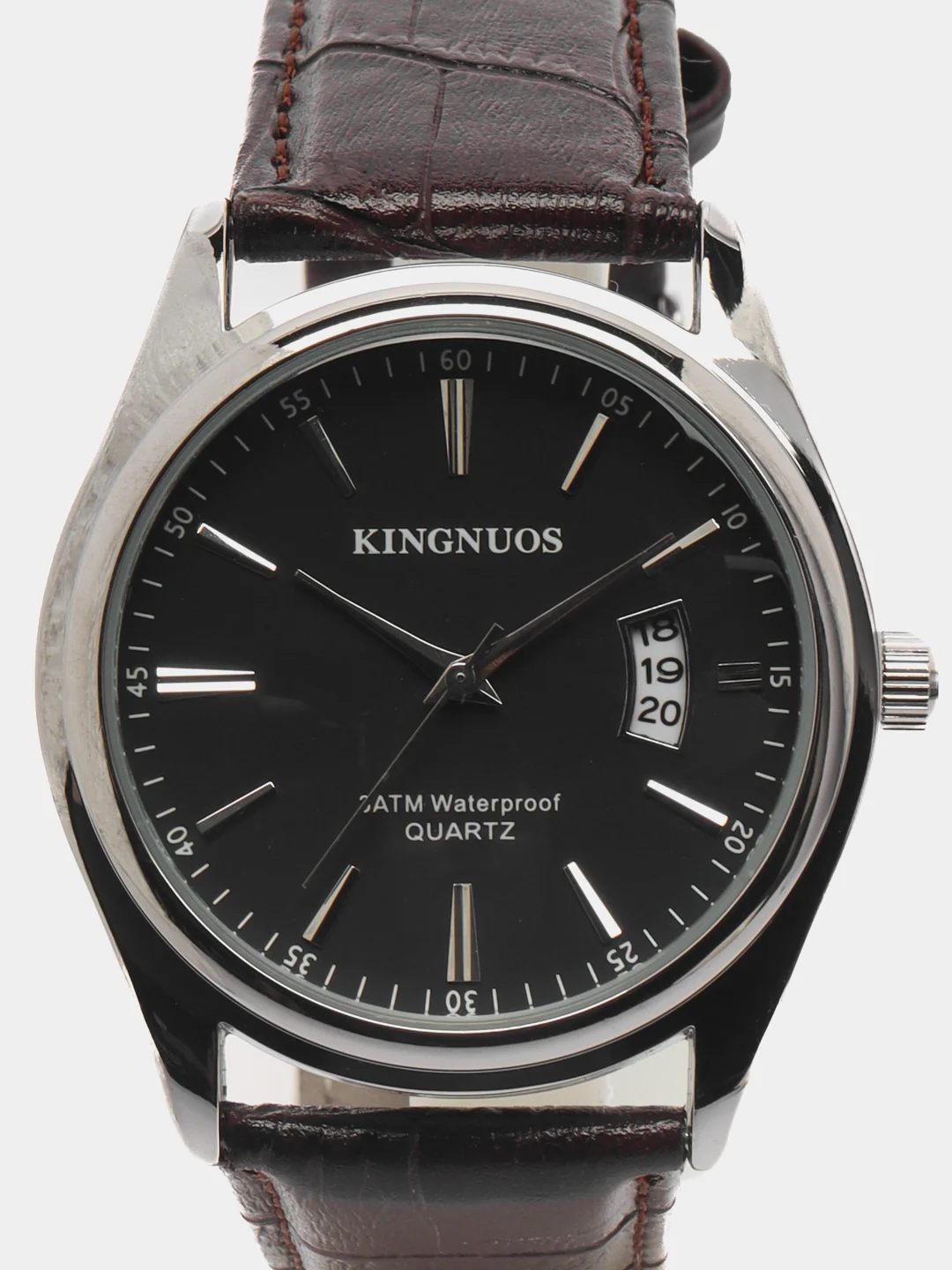 Черный мужские наручные часы KINGNUOS K-1853, в подарочной упаковке