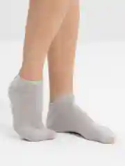 Серый носки короткие, унисекс