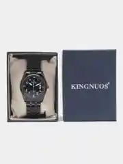 Черный мужские наручные часы KINGNUOS K-187, в подарочной упаковке