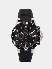 Черный мужские наручные часы Megir MN2121G, с хронографом, в подарочной упаковке