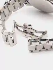 Серебряный мужские наручные часы DEDIMA D-1018 в подарочной упаковке