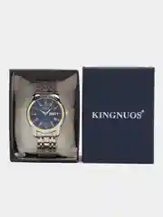 Индиго мужские наручные часы KINGNUOS K-1683 с календарем в, подарочной упаковке