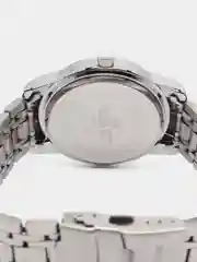 Серебряный мужские наручные часы KINGNUOS K-1758, с календарем, в подарочной упаковке