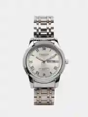 Серебряный мужские наручные часы KINGNUOS K-1758, с календарем, в подарочной упаковке