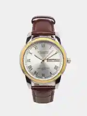 Серебряный мужские наручные часы KINGNUOS K-1758, в подарочной упаковке