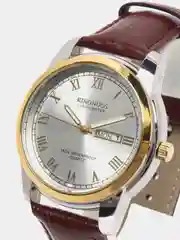 Серебряный мужские наручные часы KINGNUOS K-1758, в подарочной упаковке