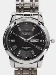 Серый металлик мужские наручные часы KINGNUOS K-1683 с календарем в, подарочной упаковке