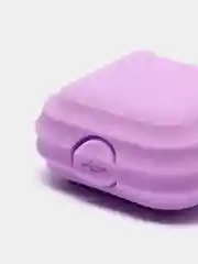Лавандовый чехол для наушников AirPods 1, 2, AirPods Pro, с брелоком, c карабином, силиконовый