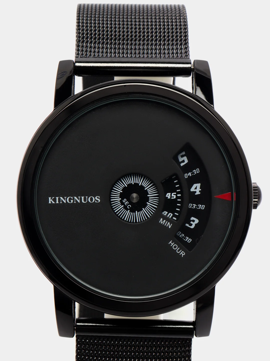 Черный мужские наручные часы KINGNUOS K-1260, в подарочной упаковке