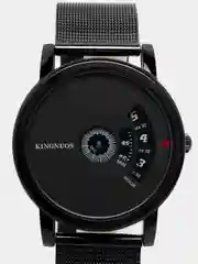 Черный мужские наручные часы KINGNUOS K-1260, в подарочной упаковке