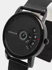Черный мужские наручные часы KINGNUOS K-1260, в подарочной упаковке