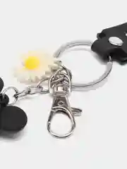 Серебряный брелок для ключей и рюкзака