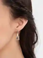 Вишнёвый серьги