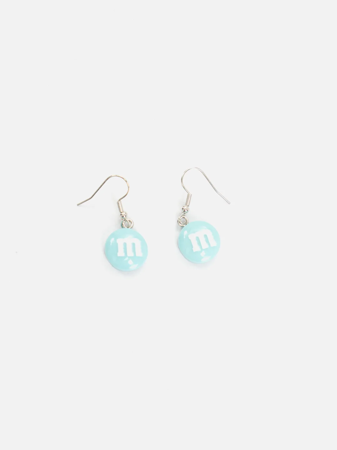 Голубой серьги M&M's, пара
