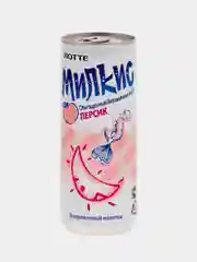 Напиток безалкогольный газированный Milkis со вкусом персика из Кореи,250мл