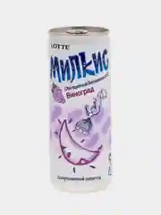 Напиток безалкогольный газированный Milkis со вкусом винограда из Кореи, 250мл