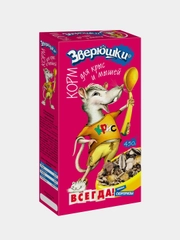 ЗВЕРЮШКИ - корм для крыс и мышей (+подарок) 450 г