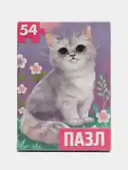 Сиреневый пазл детский, 54 элемента