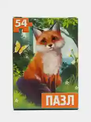 Оранжевый пазл детский, 54 элемента