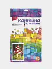 Набор для детского творчества, картина по номерам для малышей "Домик гномика", Lori