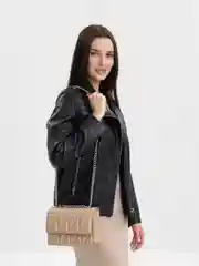 Бежевый сумка женская через плечо