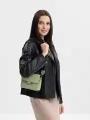 Зеленый сумка женская, через плечо