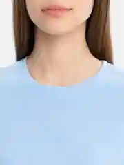 Голубой костюм женский брюки, топ