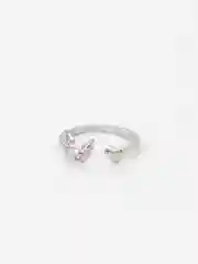 Серый металлик кольцо "Hello Kitty"