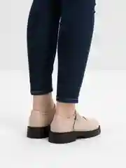 Бежевый лоферы женские