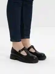 Черный женские лоферы