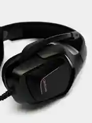 Черный игровые наушники "Professional K20", с микрофоном и подсветкой