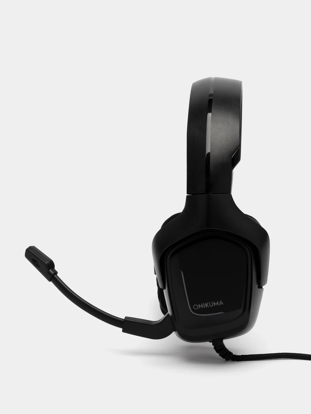 Черный игровые наушники "Professional K20", с микрофоном и подсветкой