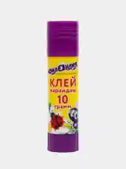Клей-карандаш канцелярский, для бумаги и картона, Юнландия, 10 г, улучшенный, 271137