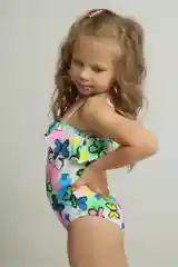 Детский купальник для девочки "Бабочки", 3-8 лет