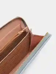 Бирюзовый женский кошелёк на молнии, 3 цвета