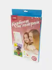 Набор для детского творчества, картина по номерам для малышей "Пёсик-рыболов", Lori