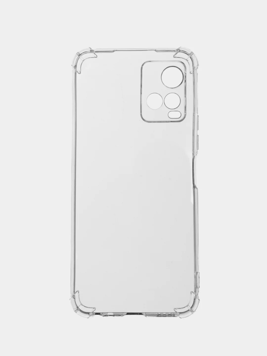 Прозрачный чехол Vivo Y33s, Y21 2021 (Виво У33с, У21), силиконовый, противоударный, с защитой камеры