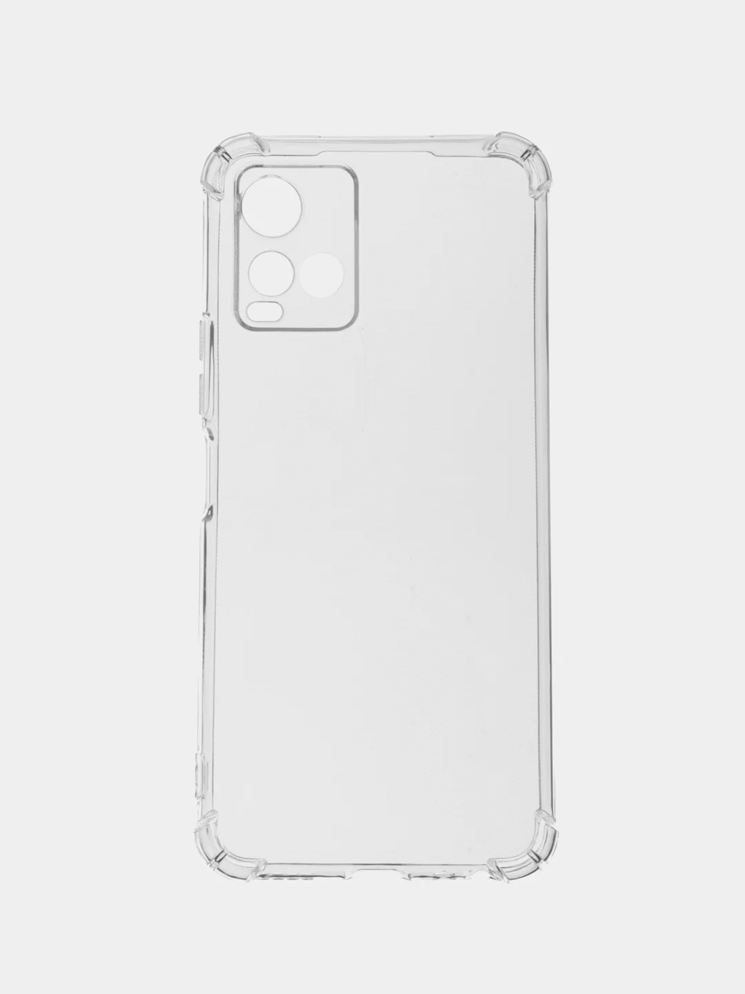 Прозрачный чехол Vivo Y33s, Y21 2021 (Виво У33с, У21), силиконовый, противоударный, с защитой камеры
