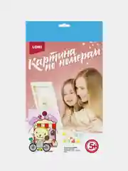 Набор для детского творчества. Картина по номерам для малышей "Киска с леденцом". Lori
